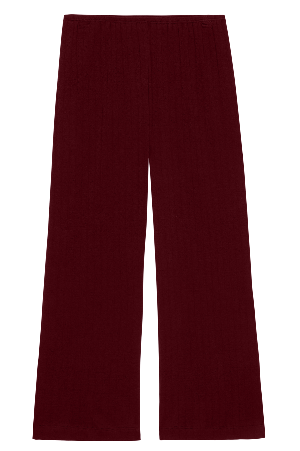 The Pointelle Simple Crop Pant