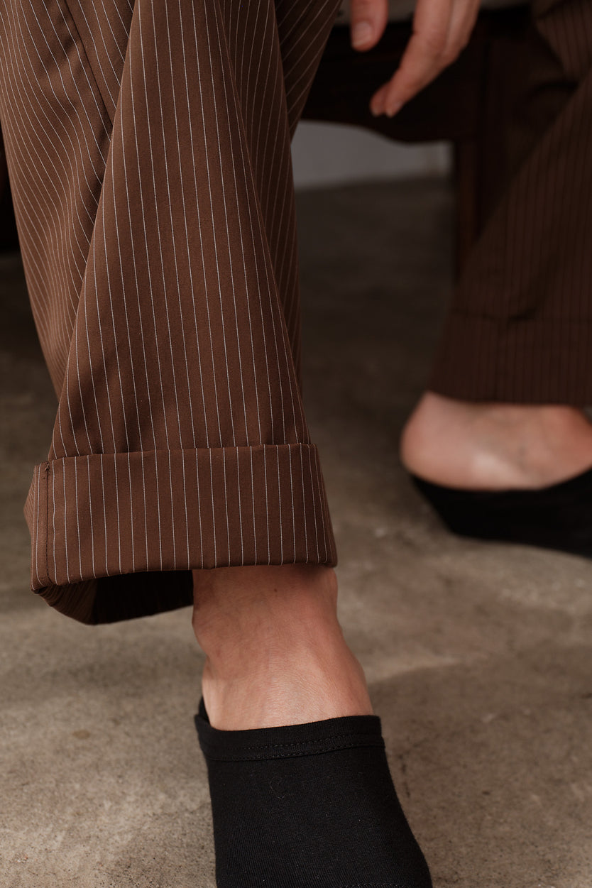 The Pop Pinstripe Simple Pant