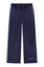 The Silk Lace Stripe Crop Pant