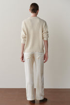 The Silk Stretch Board Pant Creme