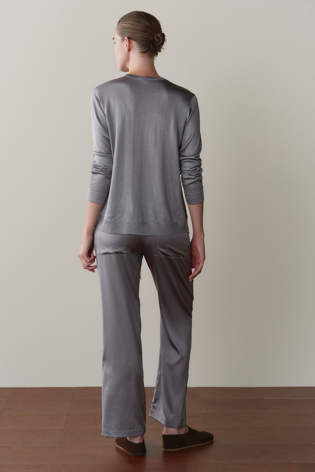 The Silk Stretch Board Pant Silver