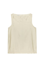 The Silk Taffeta Boatneck Shell