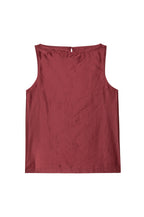 The Silk Taffeta Boatneck Shell