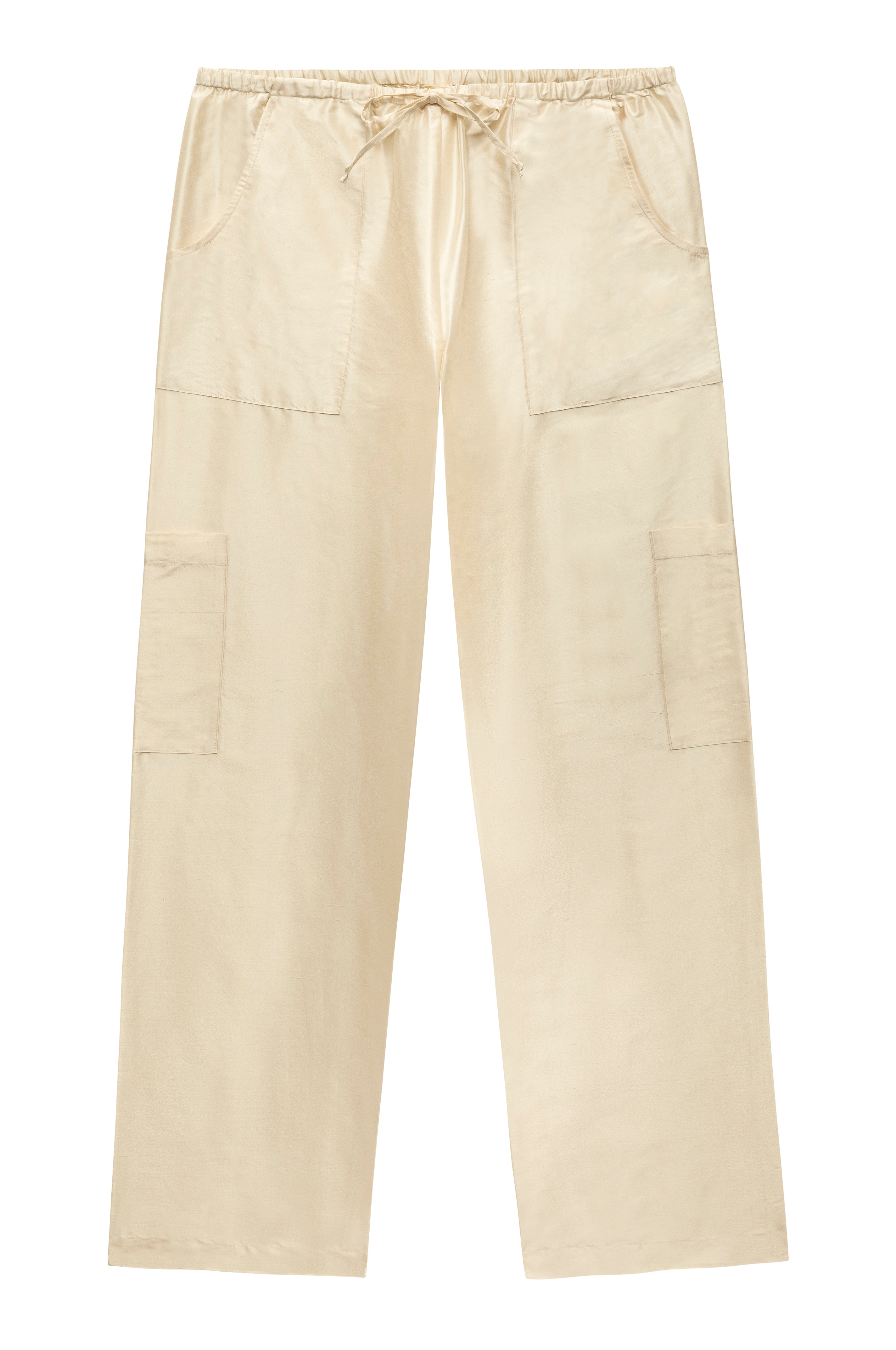 The Silk Taffeta Cargo Pant