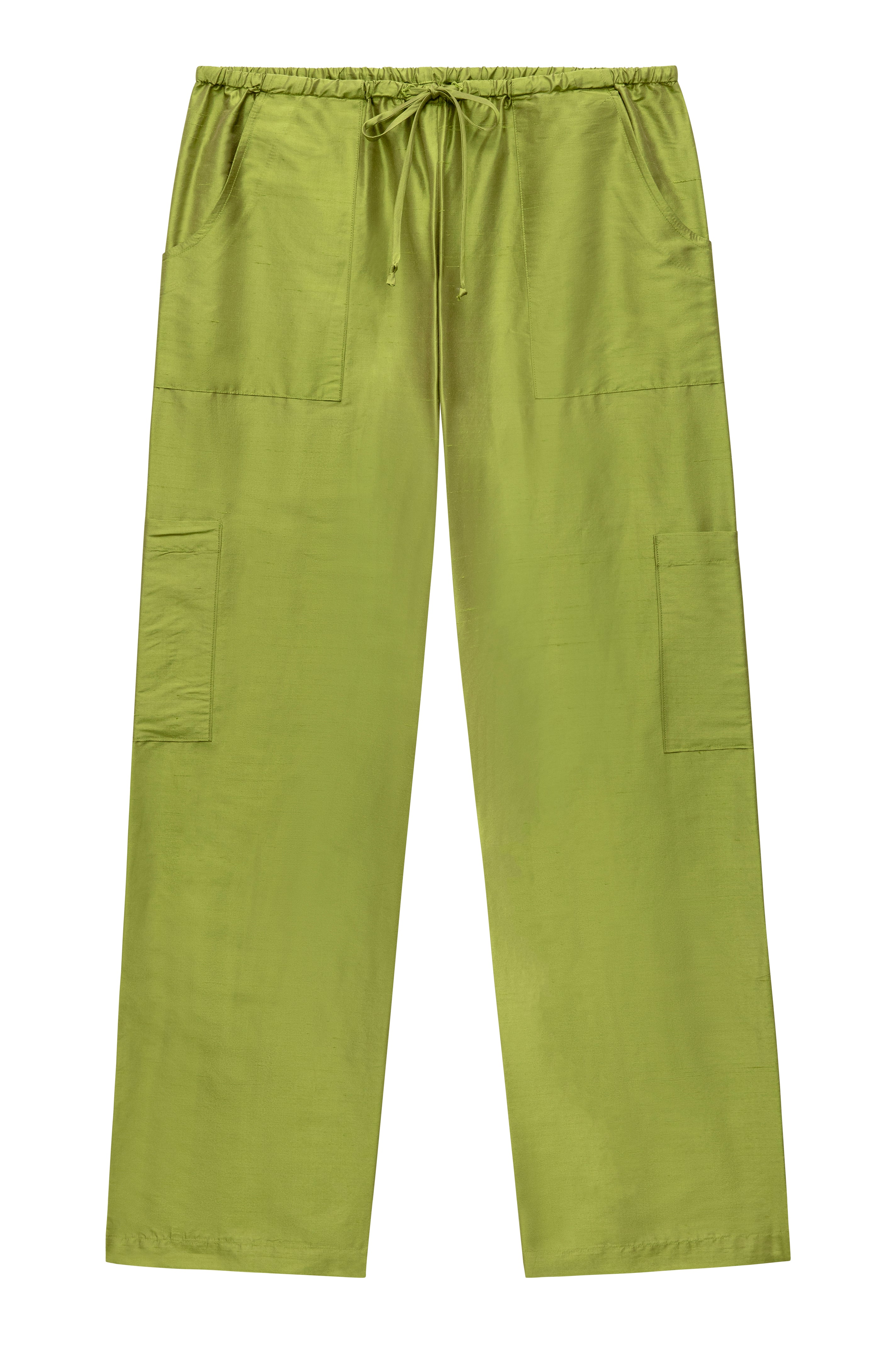 The Silk Taffeta Cargo Pant