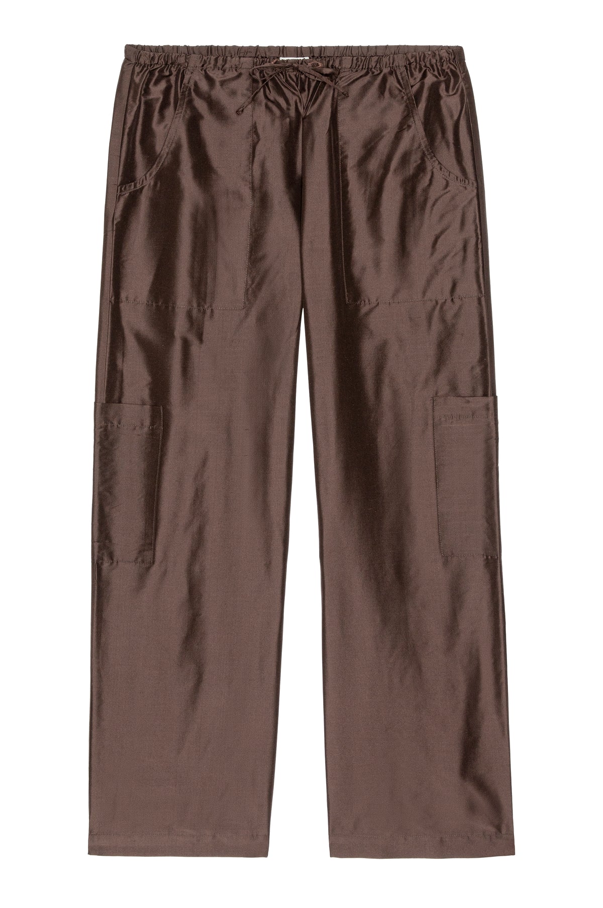 The Silk Taffeta Cargo Pant