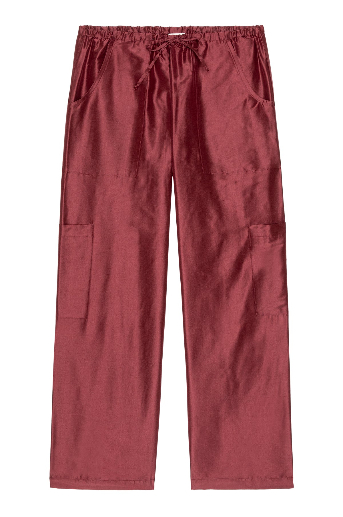 The Silk Taffeta Cargo Pant