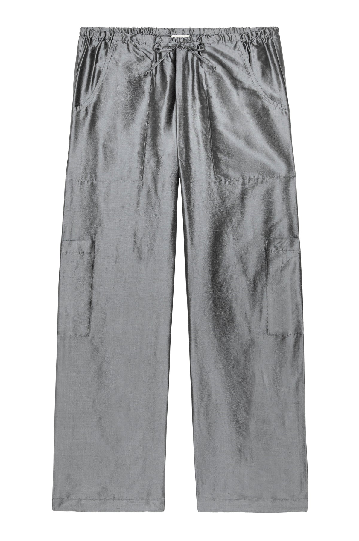 The Silk Taffeta Cargo Pant