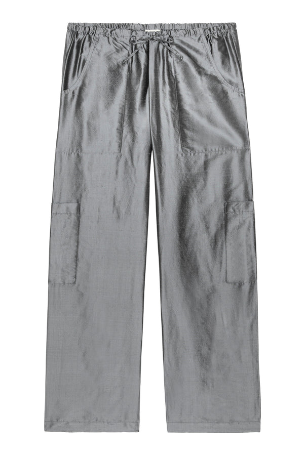 The Silk Taffeta Cargo Pant