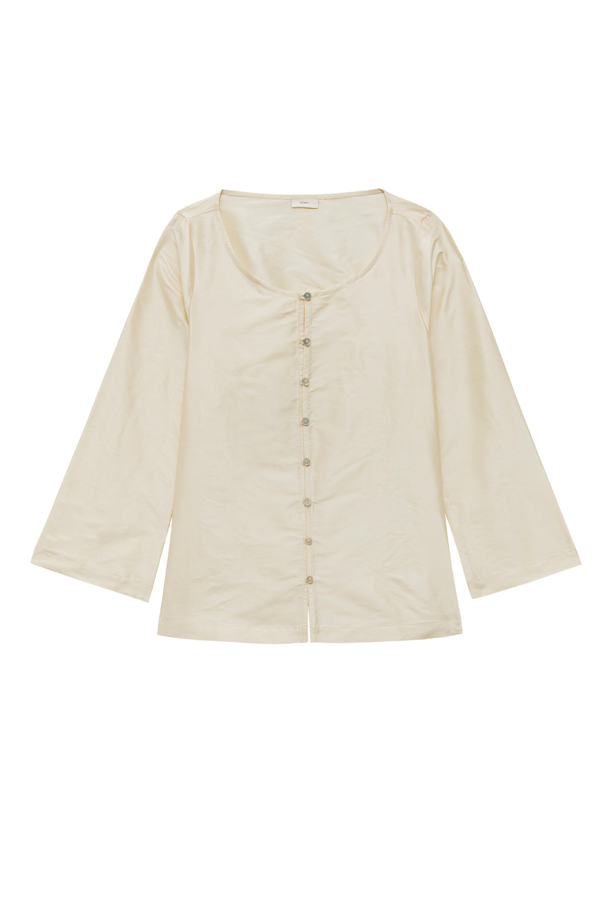 The Silk Taffeta Loop Top