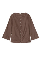 The Silk Taffeta Loop Top