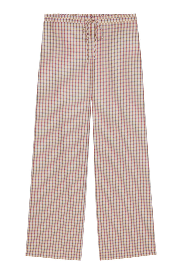 The Tencel Plaid Tie Pant