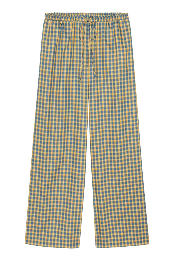 The Tencel Plaid Tie Pant