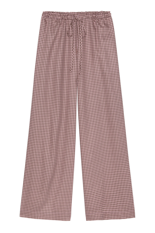 The Tencel Plaid Tie Pant