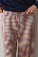 The Tencel Plaid Tie Pant