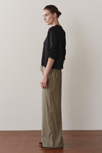 The Tencel Plaid Tie Pant