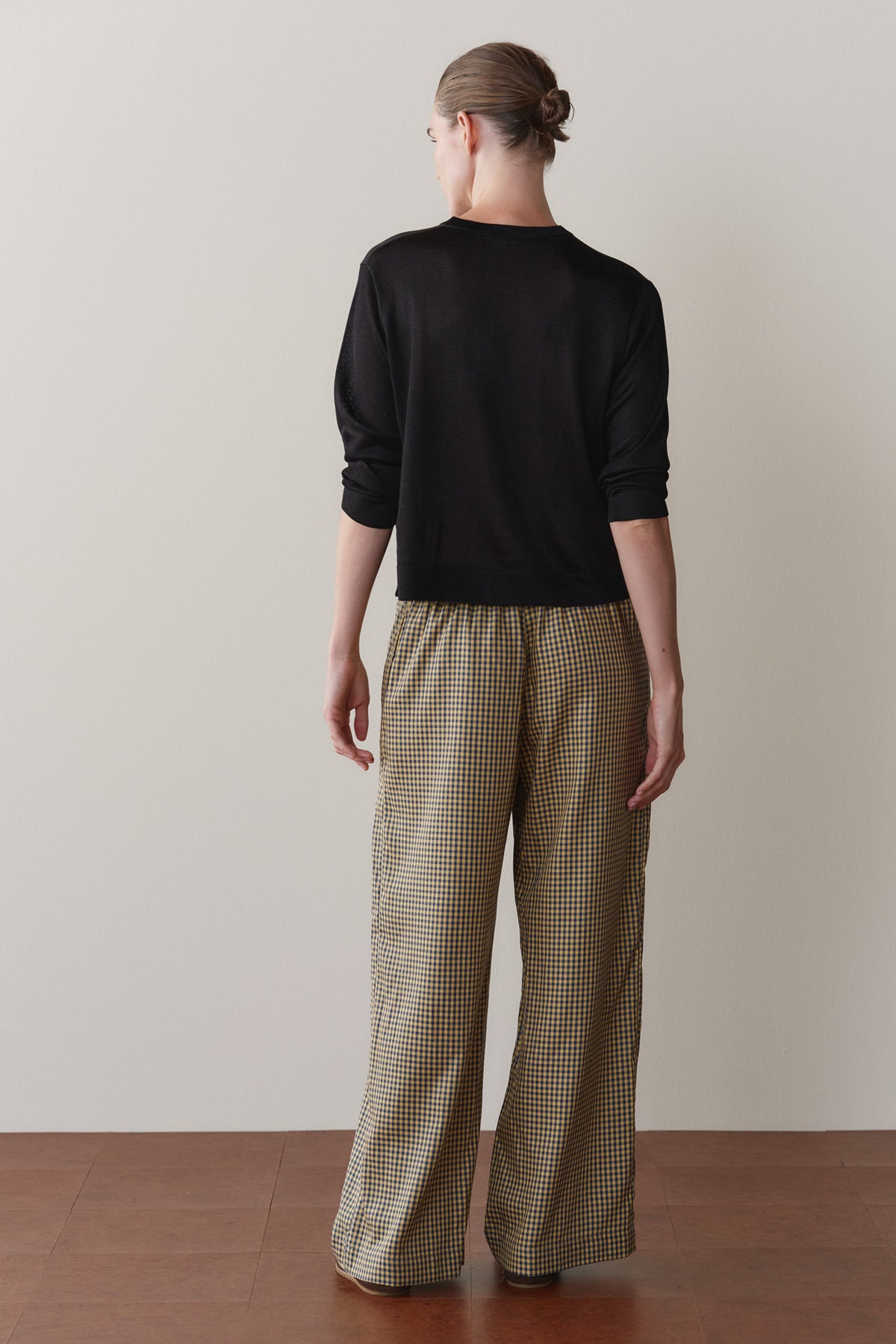 The Tencel Plaid Tie Pant