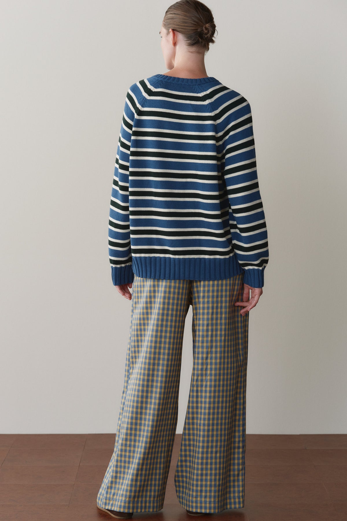 The Tencel Plaid Tie Pant
