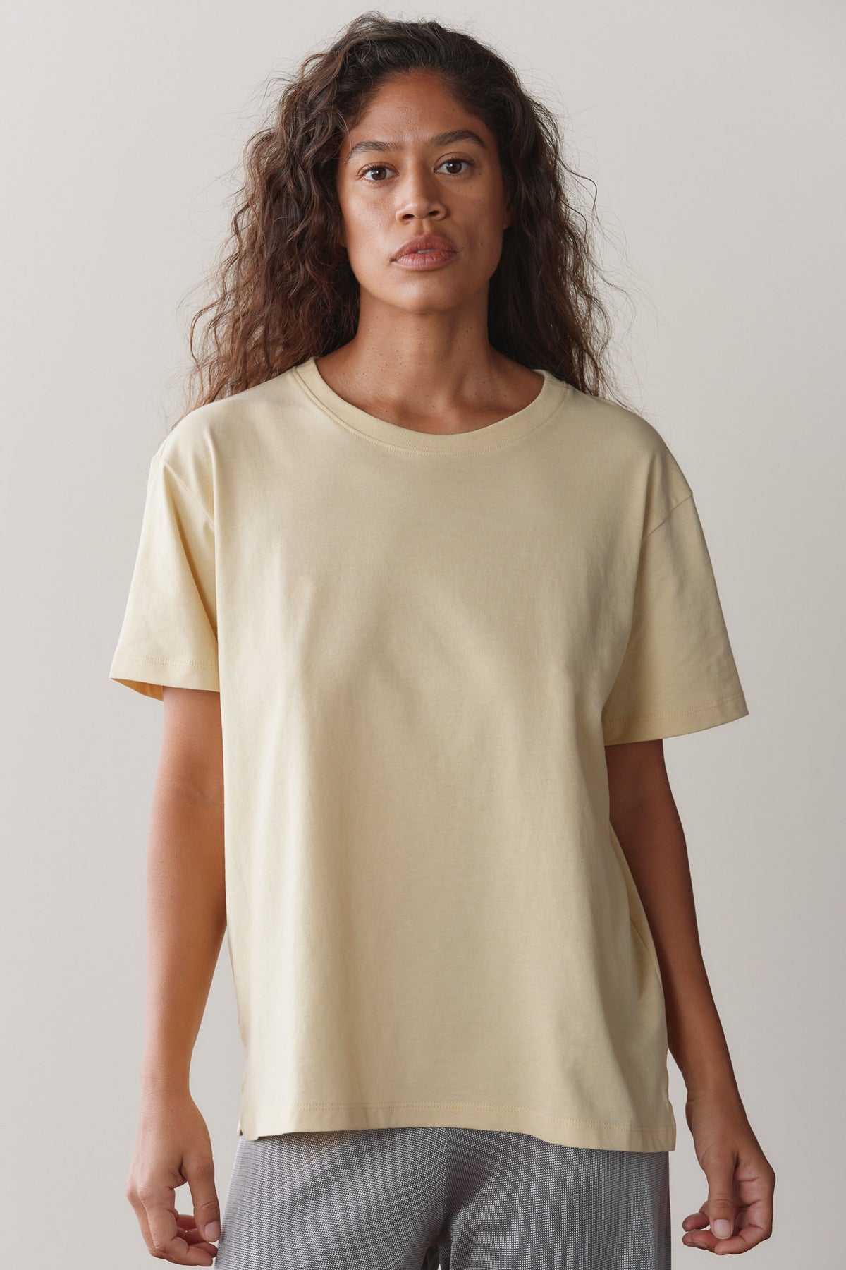 The Sueded Jersey Oversized Tee