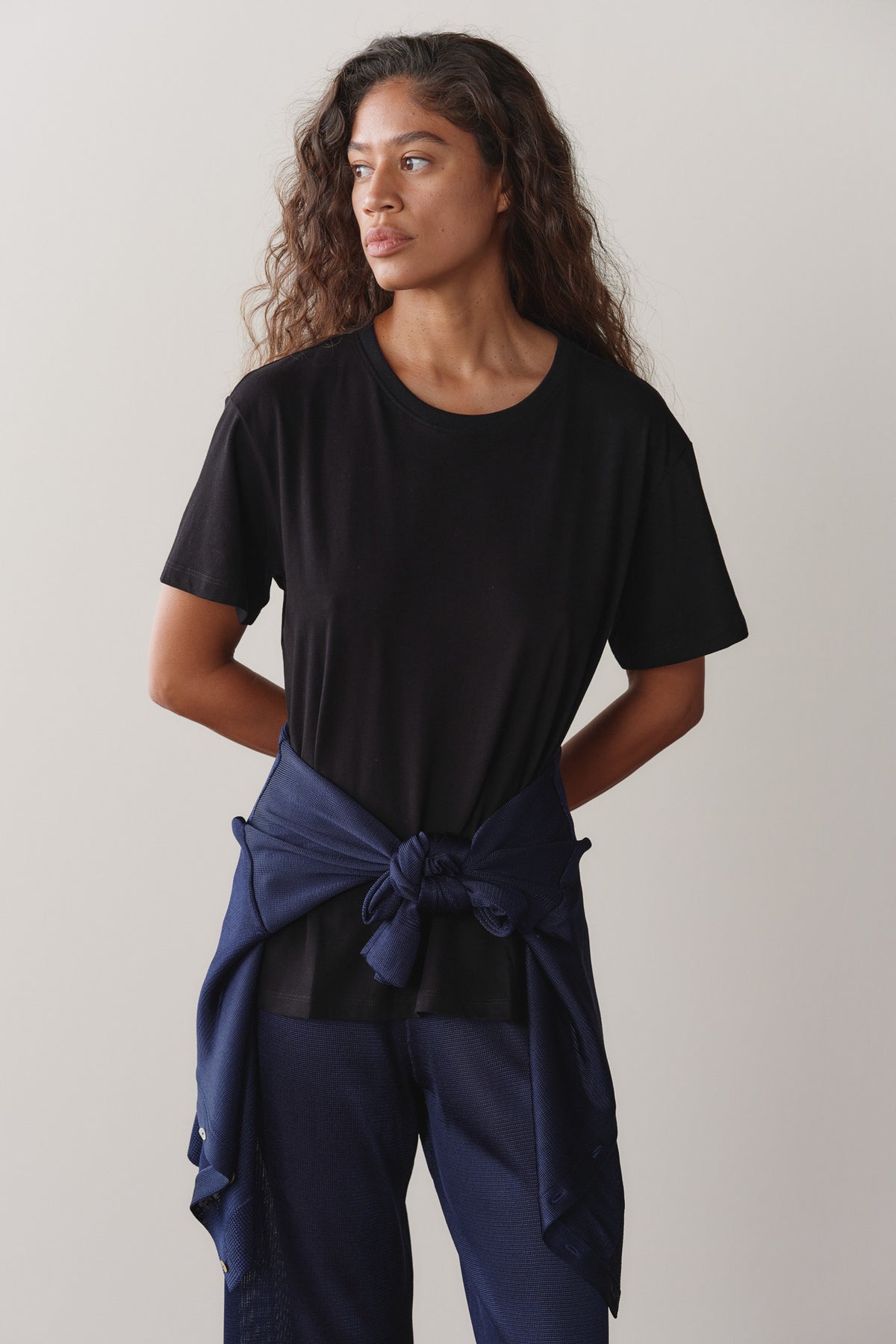 The Sueded Jersey Oversized Tee