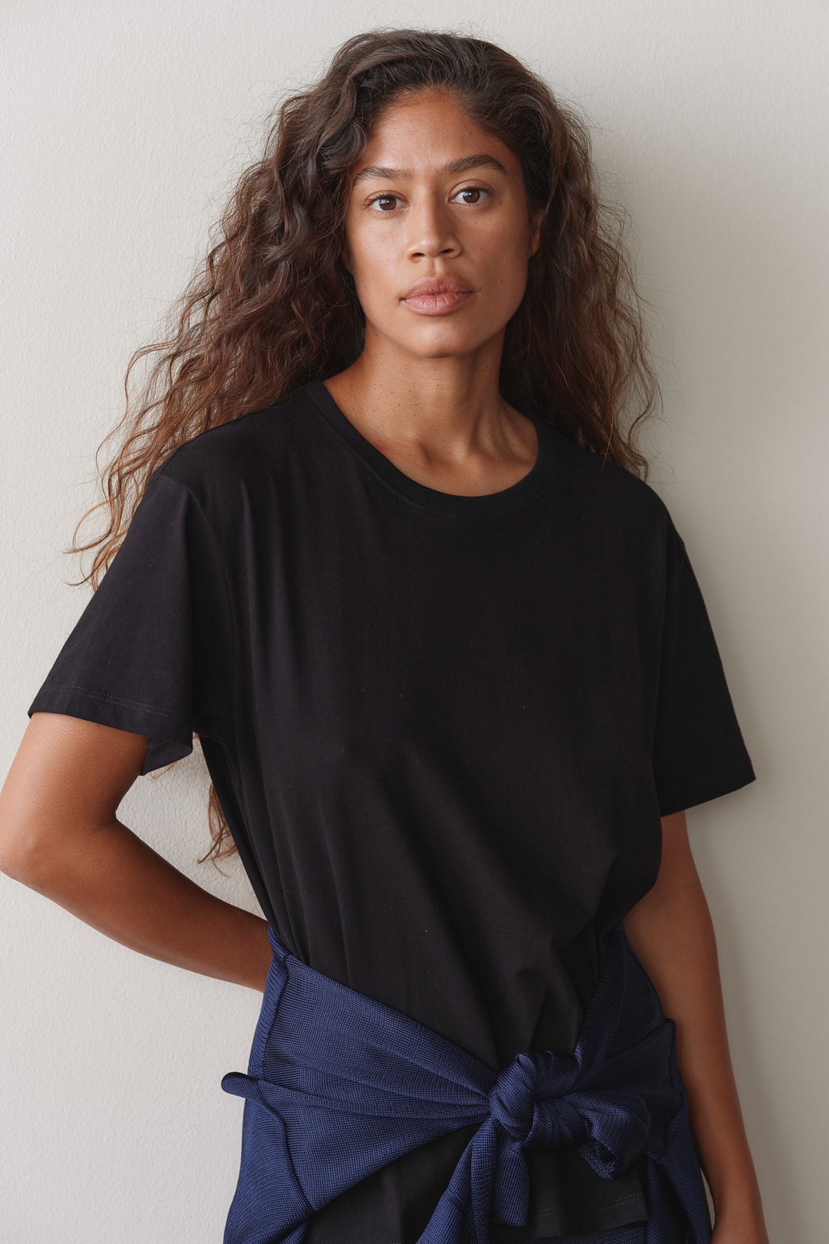 The Sueded Jersey Oversized Tee