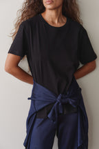The Sueded Jersey Oversized Tee