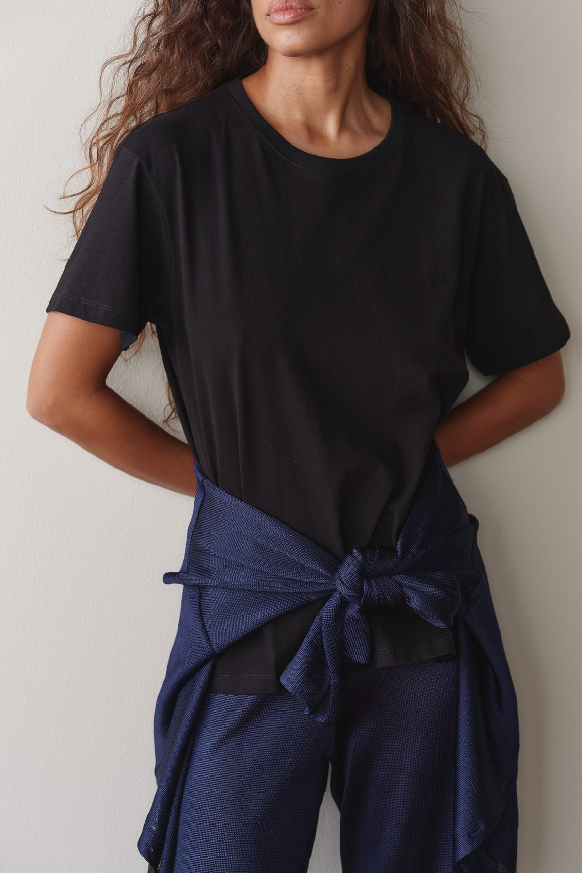 The Sueded Jersey Oversized Tee