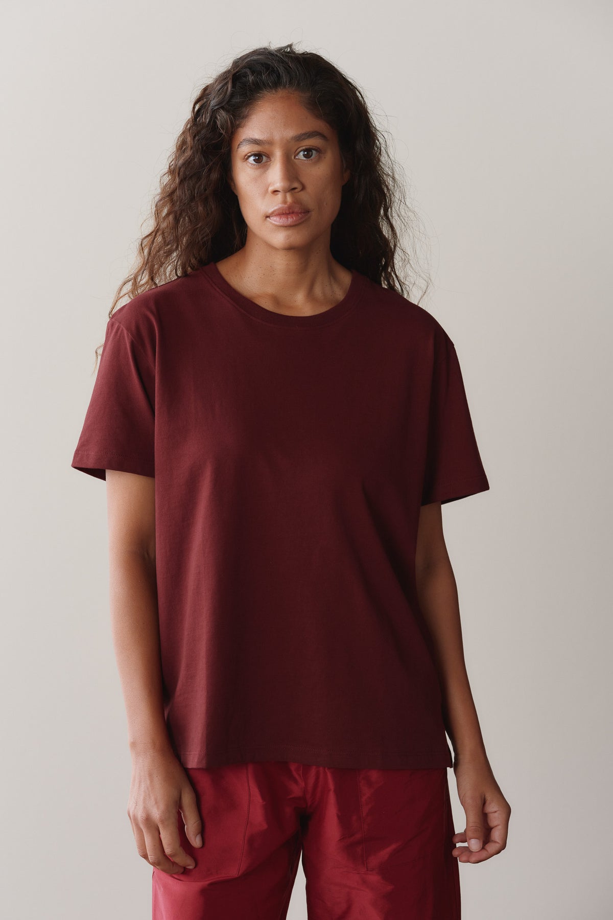 The Sueded Jersey Oversized Tee