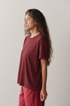 The Sueded Jersey Oversized Tee