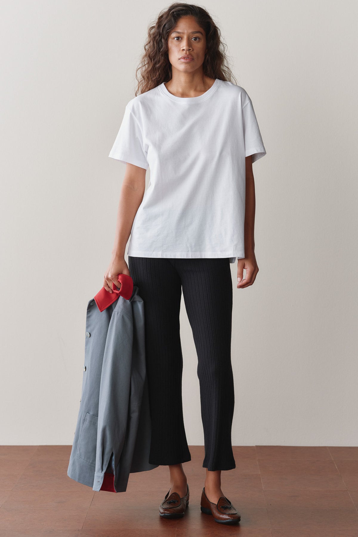 The Sueded Jersey Oversized Tee