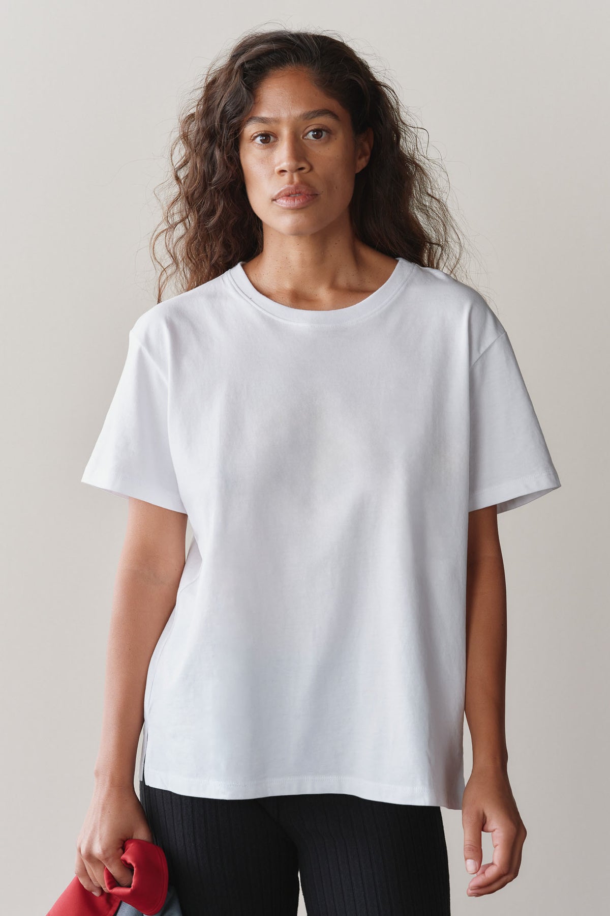 The Sueded Jersey Oversized Tee