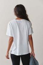 The Sueded Jersey Oversized Tee