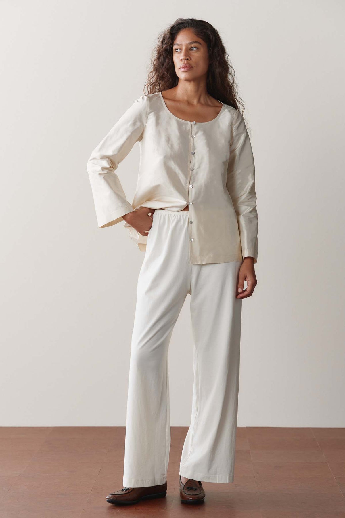 The Sueded Jersey Simple Pant