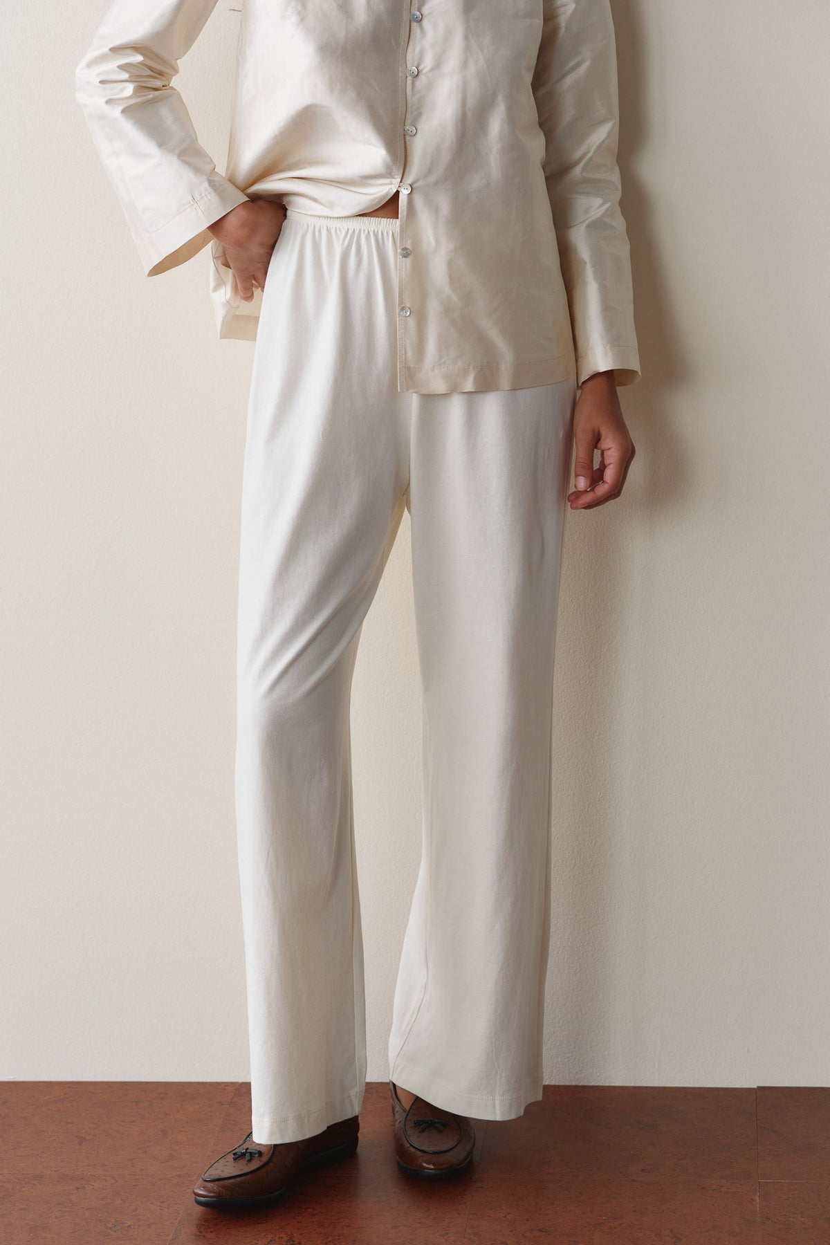 The Sueded Jersey Simple Pant