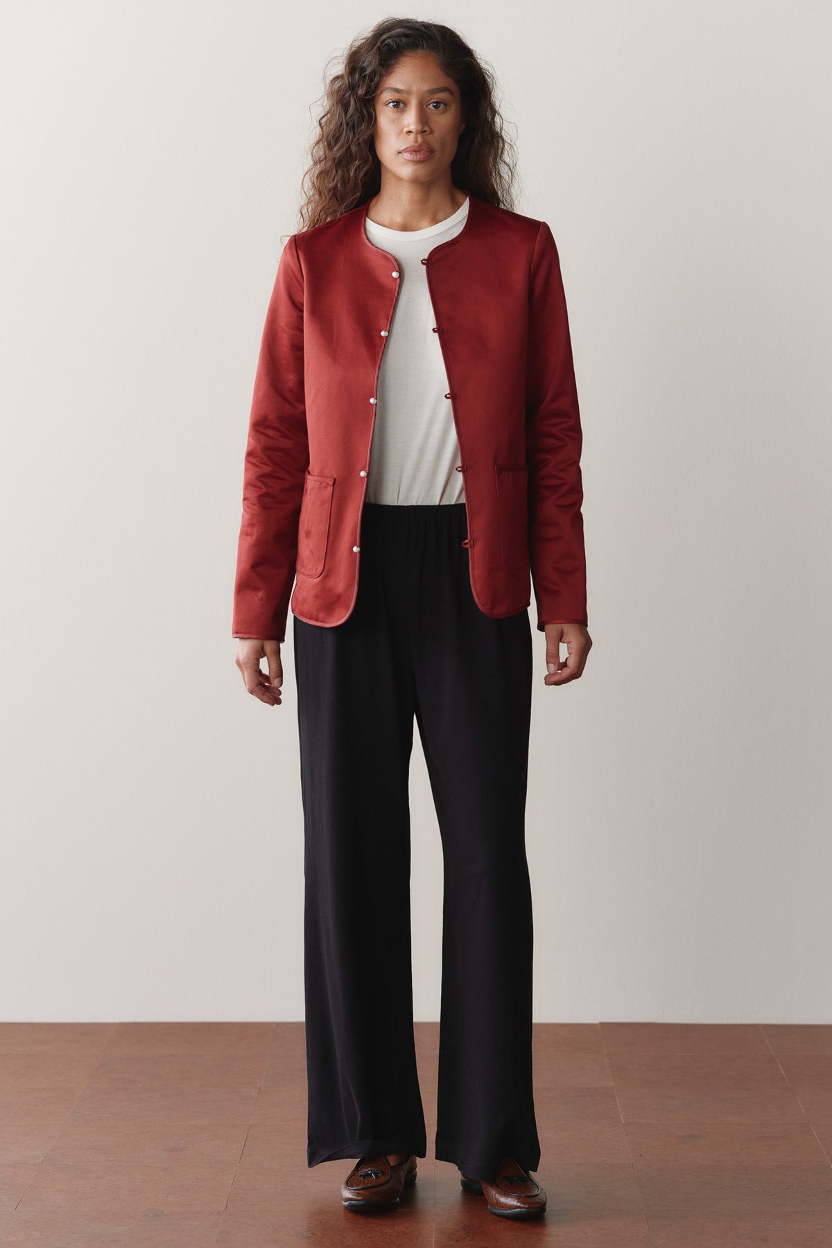 The Sueded Jersey Simple Pant