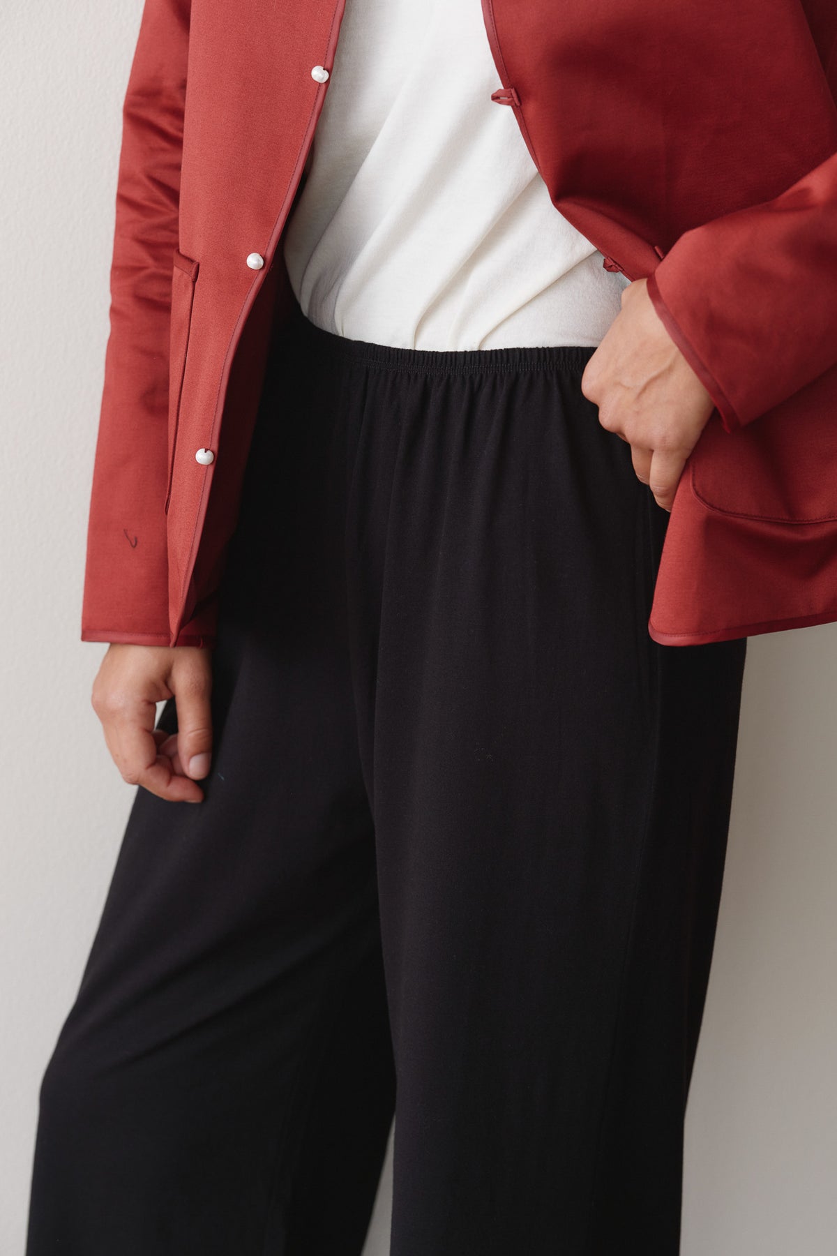 The Sueded Jersey Simple Pant
