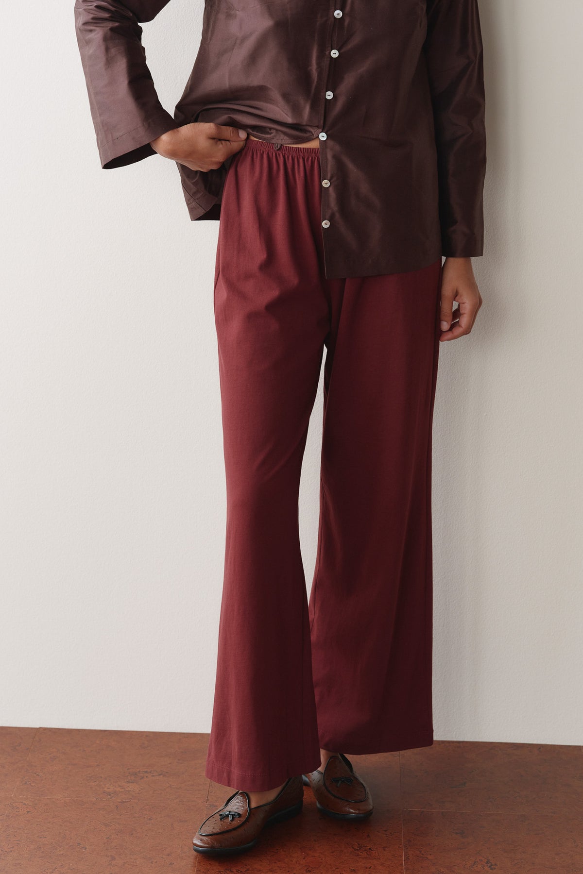 The Sueded Jersey Simple Pant