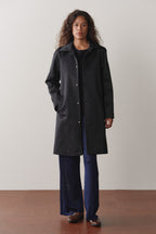 The Sateen Cotton Car Coat