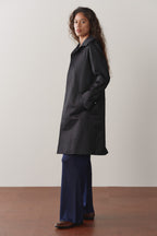 The Sateen Cotton Car Coat