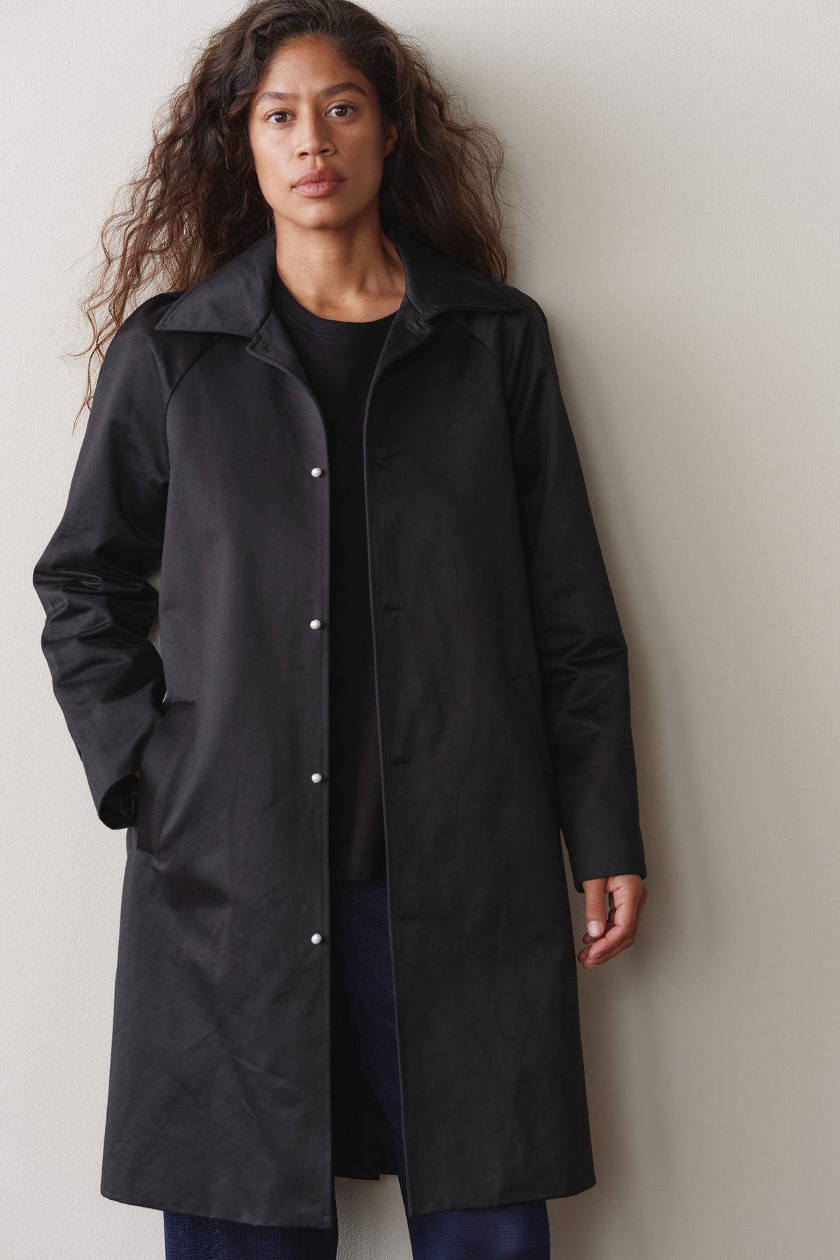 The Sateen Cotton Car Coat