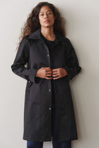The Sateen Cotton Car Coat