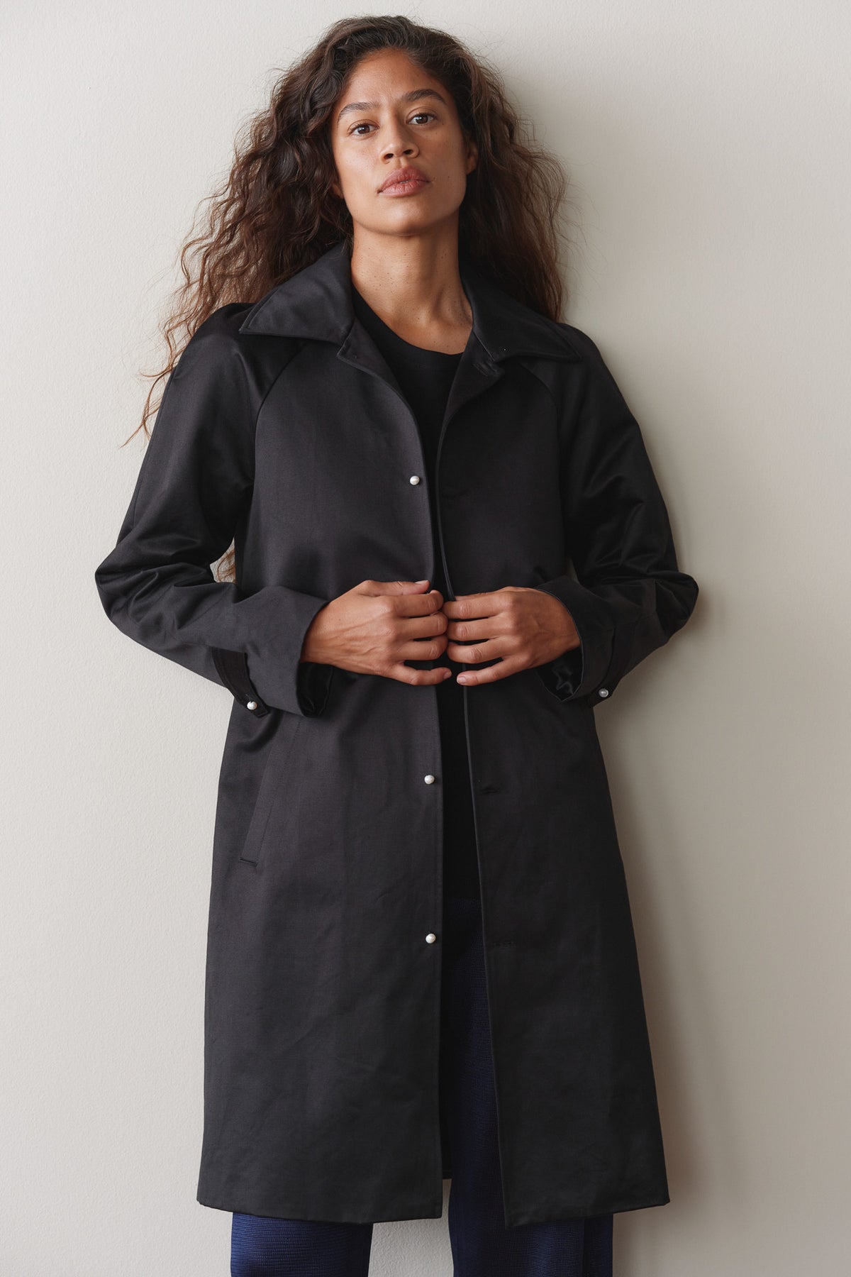 The Sateen Cotton Car Coat