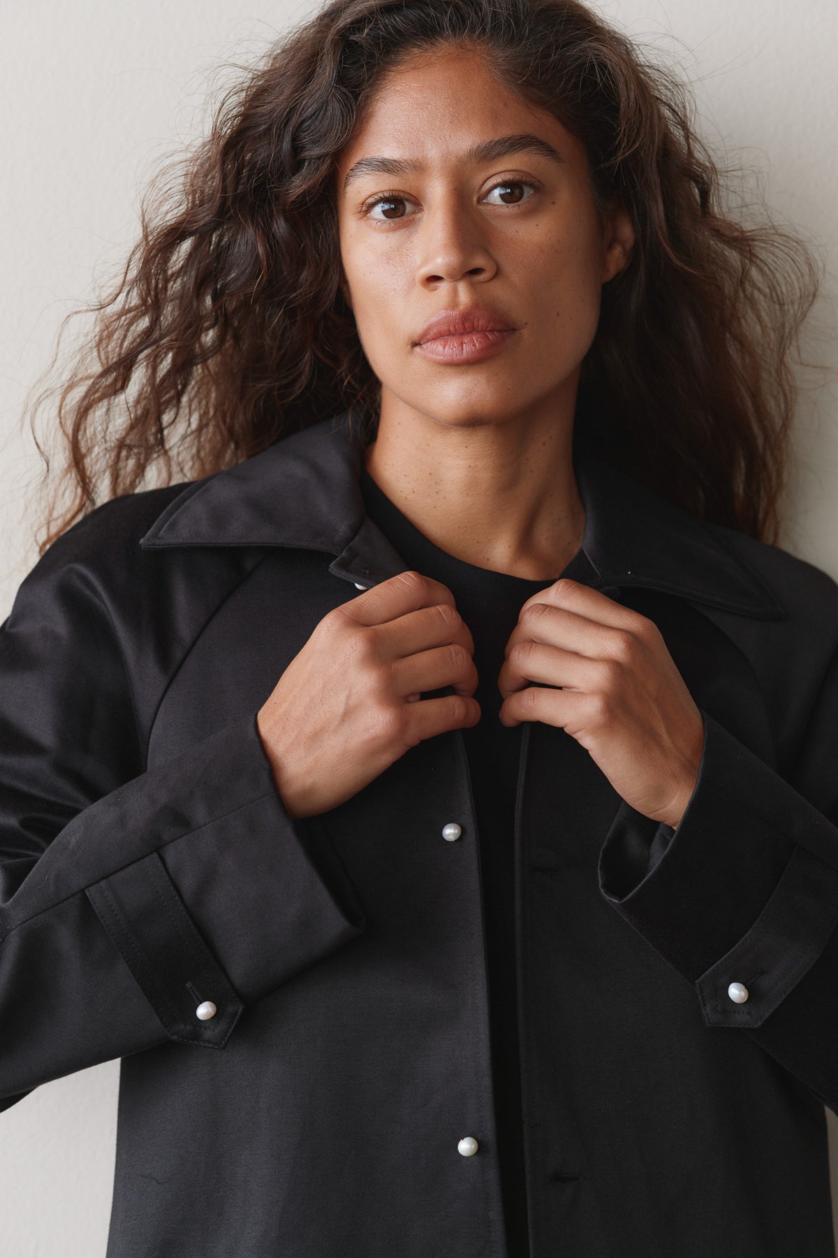 The Sateen Cotton Car Coat