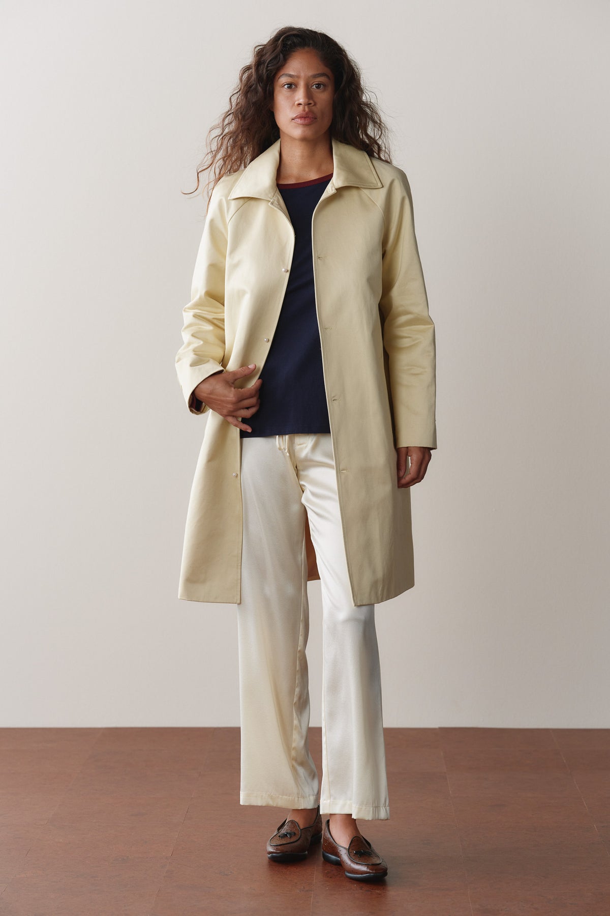The Sateen Cotton Car Coat