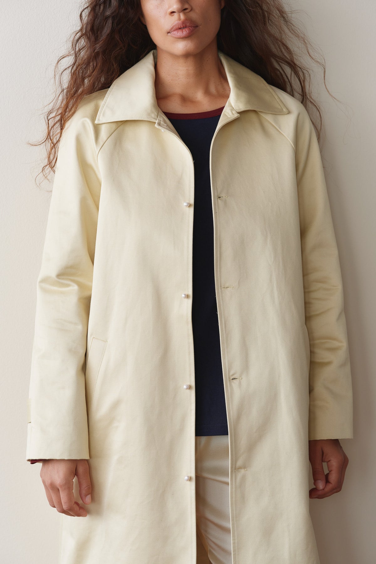 The Sateen Cotton Car Coat