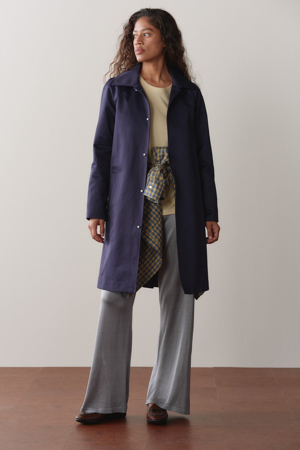 The Sateen Cotton Car Coat