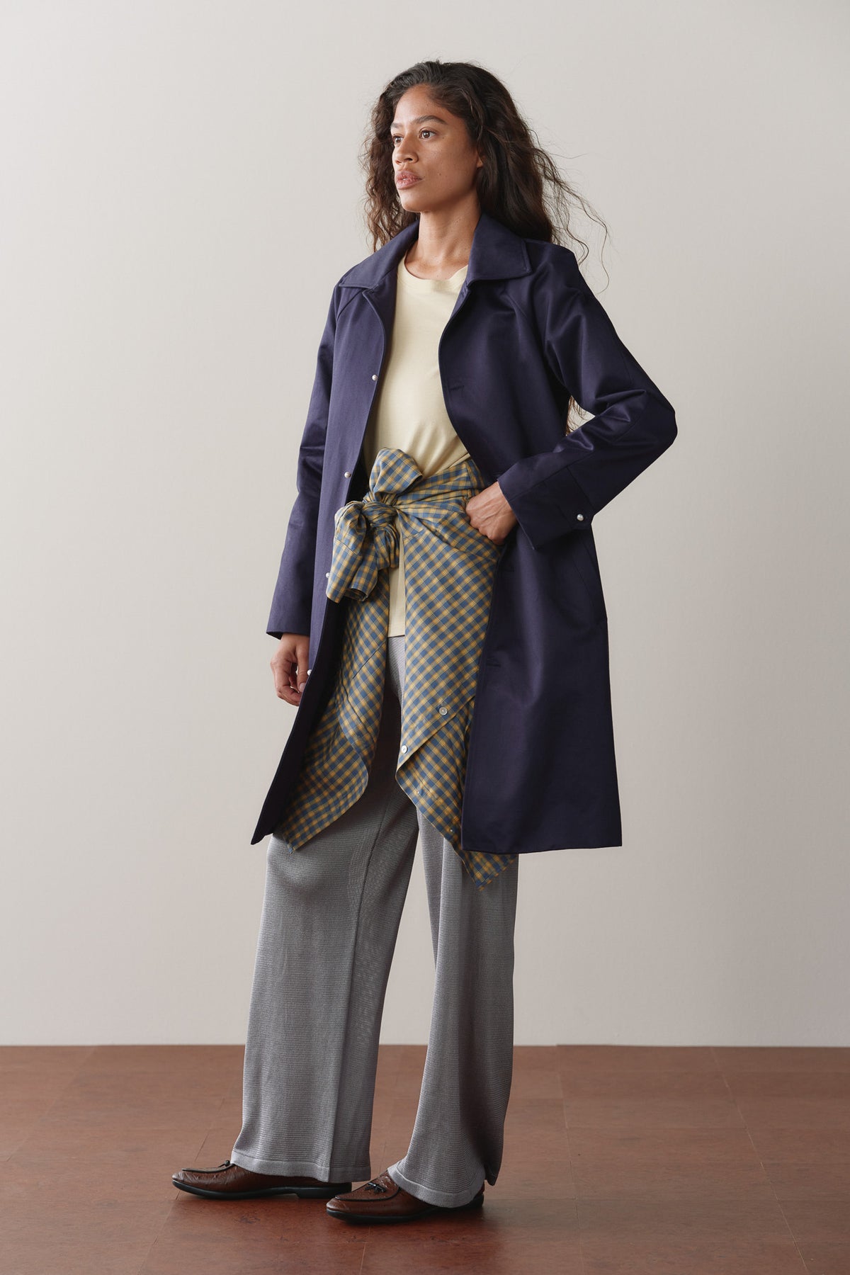 The Sateen Cotton Car Coat