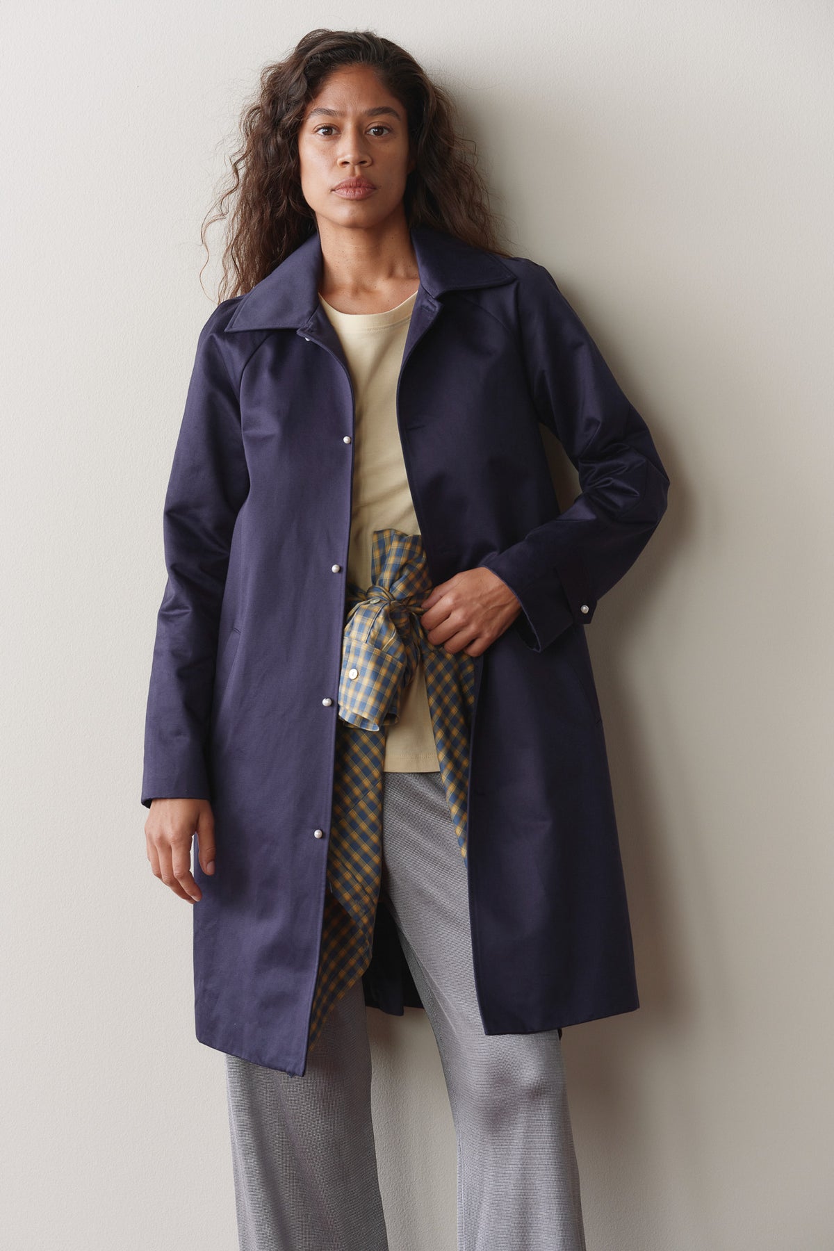 The Sateen Cotton Car Coat