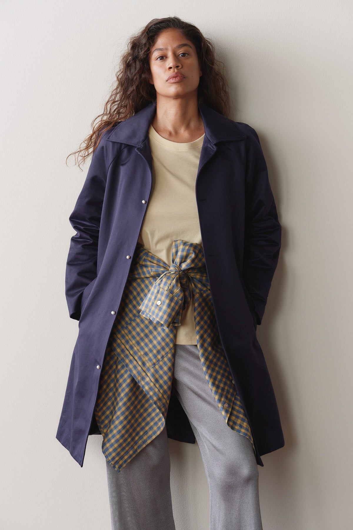The Sateen Cotton Car Coat