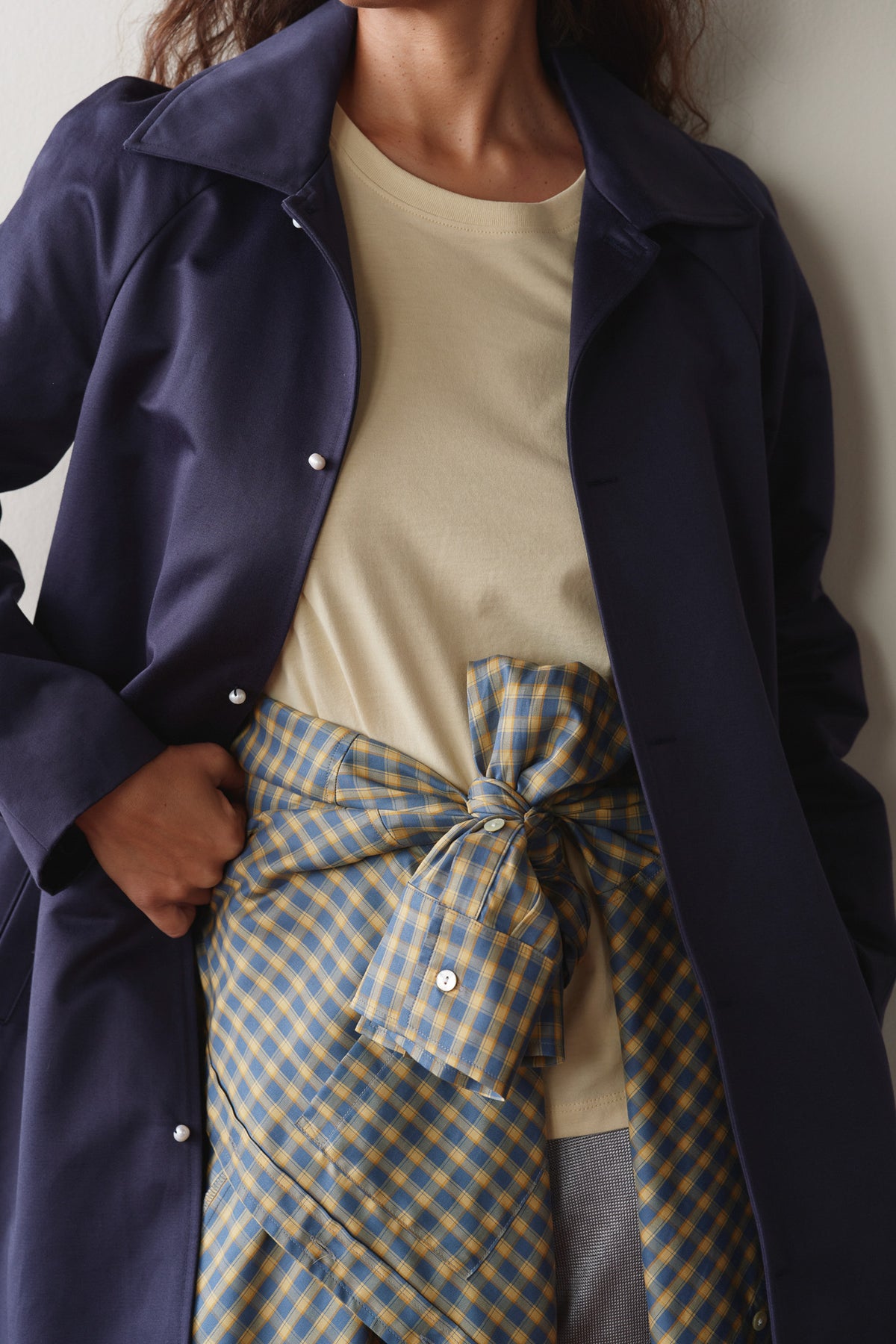 The Sateen Cotton Car Coat